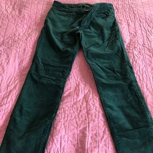KUT corduroy green pants